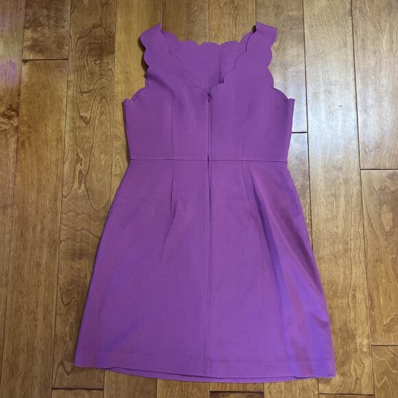 LOFT A-line Dress Size 8P Pink Sleeveless Fit & Flare Work Event Preppy - Picture 8 of 10